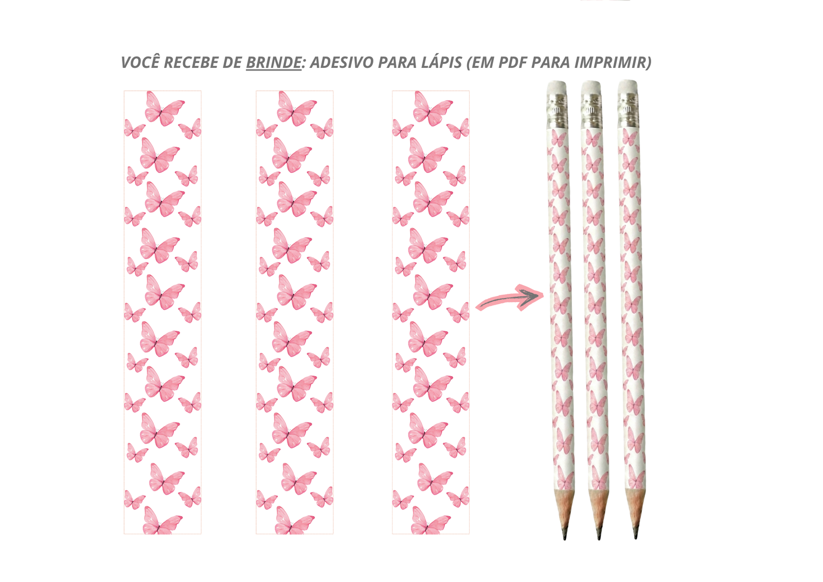 Bingo Chá De Bebê menina Para Baixar - BORBOLETA ROSA GRANDE 6 Bingo Chá De Bebê menina Para Baixar - BORBOLETA ROSA GRANDE - Imagem 6