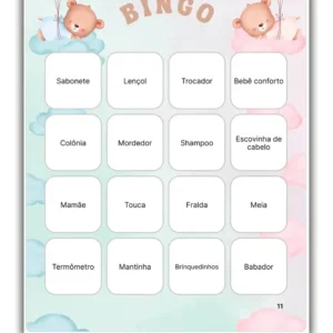 Bingo Chá De Revelação Para Baixar - URSINHOS